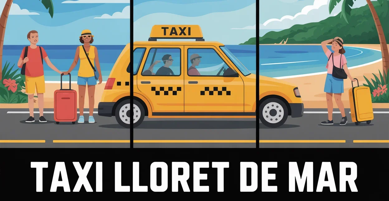 TAXI LLORET DE MAR 24Hrs Taxi de Lloret de Mar a Blanes: precio orientativo y reserva 24 horas taxi lloret de mar traslados 1 TAXI LLORET DE MAR 24Hrs