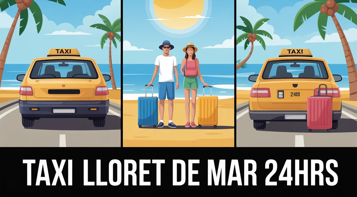 TAXI LLORET DE MAR 24Hrs Taxi de Lloret de Mar a Blanes: precio orientativo y reserva 24 horas taxi lloret de mar traslados 7 TAXI LLORET DE MAR 24Hrs